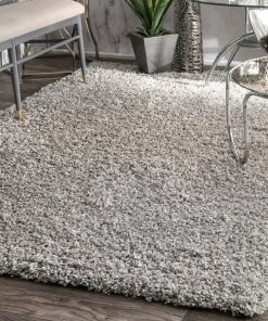 Flash Sale 😉 NuLOOM Cozy Soft And Plush Solid Easy Shag Area Rugs, Silver, 9'2"x12' 🧨 -Cheap Rugs Store db713d310e965934 1795 w800 h800 b0 p0