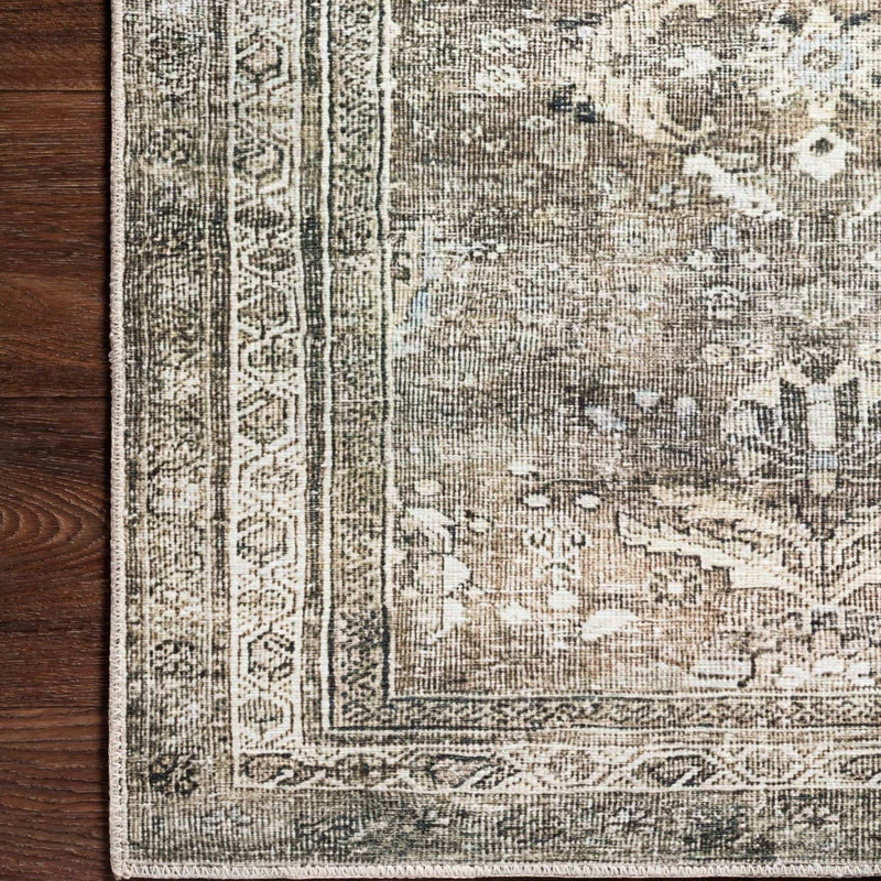 Wholesale ✔️ Loloi Rugs Layla Lay-13 Antique/Moss Printed Area Rug By Loloi II, 5'x7'6" 👍 7 Wholesale ✔️ Loloi Rugs Layla Lay-13 Antique/Moss Printed Area Rug By Loloi II, 5'x7'6" 👍 - Image 7