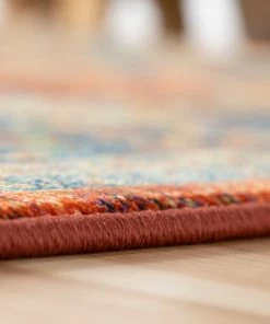 Best Sale 😉 Palmetto Living By Orian Alexandra Ankara Area Rug, Red, 5'3"x7'6" 😀 -Cheap Rugs Store ddd1027d0ca36b4a 8999 w800 h800 b0 p0