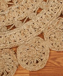 Brand new ⌛ Area Rugs Sunshine Organic Jute Braided Area Rug, 6' Round ✔️ -Cheap Rugs Store de9110f00fb436cd 7736 w800 h800 b0 p0