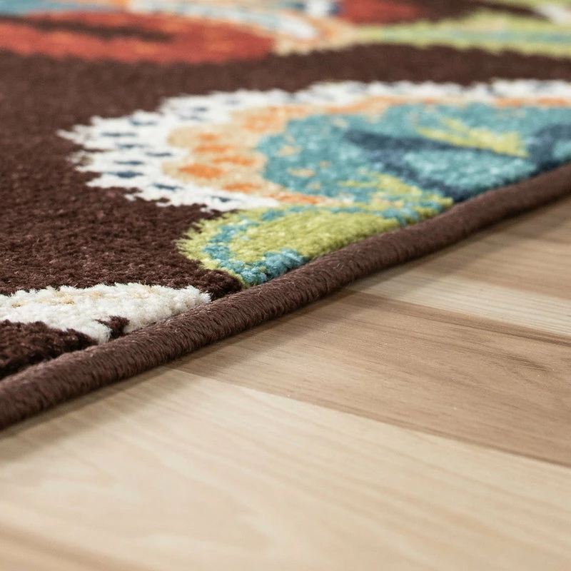 Best Pirce ⭐ Orian Rugs Orian Veranda Indoor/Outdoor Ethridge Area Rug, Brown, 5'2"x7'6" 👏 3 Best Pirce ⭐ Orian Rugs Orian Veranda Indoor/Outdoor Ethridge Area Rug, Brown, 5'2"x7'6" 👏 - Image 3