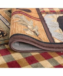 Wholesale 🎉 Tayse Rugs Homespun Cabin Novelty Lodge Pattern Multicolor Runner Rug, 2.7'x7' 🧨 -Cheap Rugs Store e3b1ae440d126d76 4937 w800 h800 b0 p0 1 1