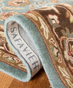 Brand new 👏 Safavieh Heritage Collection HG812 Rug, Blue/Brown, 7'6" X 9'6" ⭐ -Cheap Rugs Store e48116560f47c0b9 8253 w800 h800 b0 p0