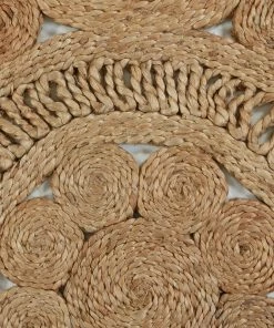 Hot Sale 😀 Area Rugs Floral Fantasy Organic Jute Area Rug, 4' Round 🧨