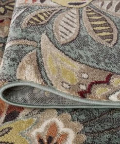 Best Pirce 🔥 Tayse Rugs Giselle Transitional Floral Area Rug, Seafoam, 5'3'' X 7'3'' 😍 -Cheap Rugs Store e711a1e502d9146d 3252 w800 h800 b0 p0