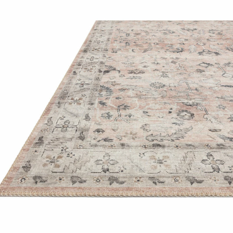 Best Sale ❤️ Loloi Rugs Loloi II Printed Hathaway Blush Ivory Area Rug, 7'6"x9'6" ⭐ 5 Best Sale ❤️ Loloi Rugs Loloi II Printed Hathaway Blush Ivory Area Rug, 7'6"x9'6" ⭐ - Image 5