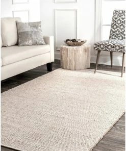 Brand new 😀 NuLOOM Hand-Loomed Chaste Area Rug, Natural, 7'6"x9'6" ⭐ -Cheap Rugs Store e74175660e964136 5635 w800 h800 b0 p0