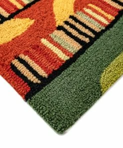 Deals 🧨 Liora Manne Ravella Fiesta Indoor/Outdoor Rug, Warm, 2'x8' Runner 🎉 -Cheap Rugs Store e8211593007da82a 4571 w800 h800 b0 p0