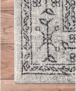 Best deal 🔔 NuLOOM Traditional Medieval Floral Rug , Gray, 9'x12' ✔️ -Cheap Rugs Store e85101b80e966024 7129 w800 h800 b0 p0