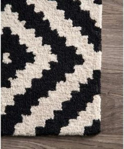 Best reviews of 👍 NuLOOM Hand-Tufted Geometric Tuscan Rug, Black, 2'x3' 🔔 -Cheap Rugs Store e8813cd90e98a245 5897 w800 h800 b0 p0