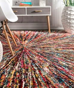 Buy ⌛ NuLOOM Contemporary Prismatic Space Rug, Multi, 5'x8' 🥰 -Cheap Rugs Store ea21d5860e963ae9 4019 w800 h800 b0 p0