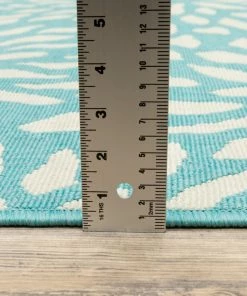 Flash Sale 😍 Newcastle Home Madelina Floral Blue And Ivory Indoor Or Outdoor Area Rug, 6'7"x9'6" 🔔 -Cheap Rugs Store ea619c790ef5069f 7477 w800 h800 b0 p0