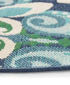 Best Sale 🔥 GDFStudio GDF Studio Sage Outdoor Floral Area Rug, Blue And Green, 7'10" Round 🤩 10 Best Sale 🔥 GDFStudio GDF Studio Sage Outdoor Floral Area Rug, Blue And Green, 7'10" Round 🤩 -Cheap Rugs Store ed718ec801d7b490 9019 w800 h800 b0 p0