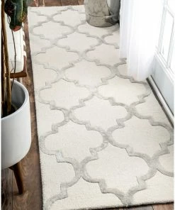Brand new 😀 NuLOOM Handmade Trellis Rug, Light Gray, 9'x12' ⭐ -Cheap Rugs Store ed81f6270e96644f 6840 w800 h800 b0 p0