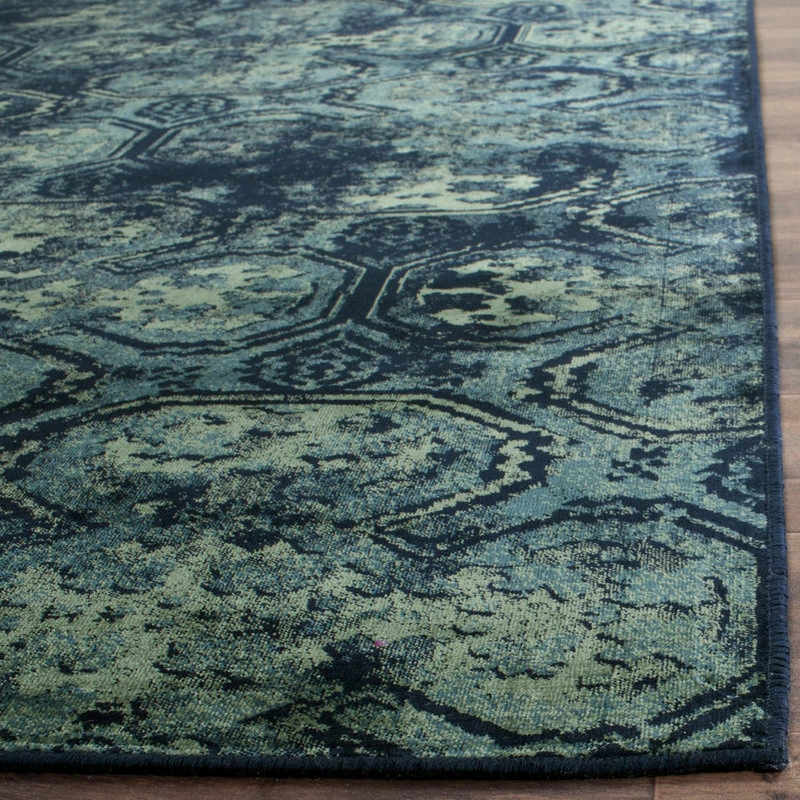 Promo 😀 Safavieh Vintage Collection VTG197 Rug, Navy, 5'3" X 7'6" 🔔 3 Promo 😀 Safavieh Vintage Collection VTG197 Rug, Navy, 5'3" X 7'6" 🔔 - Image 3