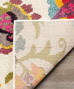 Hot Sale 💯 Safavieh Monaco Collection MNC229 Rug, Ivory/Multi, 5'1" X 7'7" ✔️ -Cheap Rugs Store f08196840b3ff03f 5525 w800 h800 b0 p0