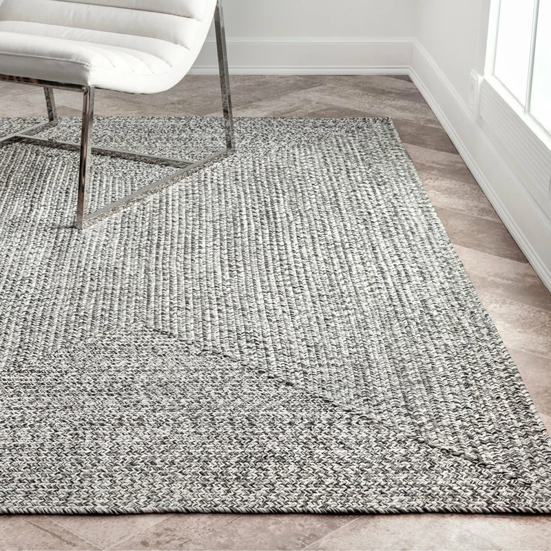 Discount 🎉 NuLOOM Braided Lefebvre Indoor/Outdoor Area Rug, Salt And Pepper, 3'x5' 😍 11 Discount 🎉 NuLOOM Braided Lefebvre Indoor/Outdoor Area Rug, Salt And Pepper, 3'x5' 😍 - Image 11