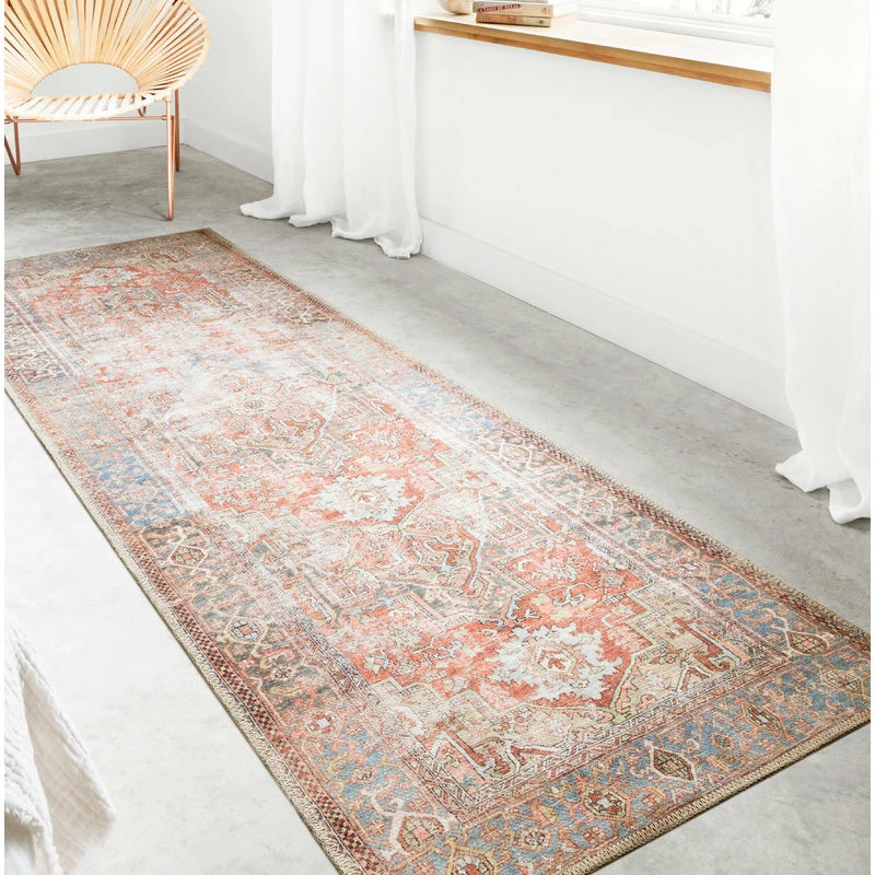 Best Pirce 😀 Loloi Rugs Terracotta, Sky Printed Polyester Loren Area Rug By Loloi, 7'6"x9'6" ⌛ 12 Best Pirce 😀 Loloi Rugs Terracotta, Sky Printed Polyester Loren Area Rug By Loloi, 7'6"x9'6" ⌛ - Image 12