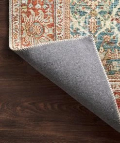 New 😍 Loloi Rugs Ocean, Rust Printed Polyester Layla Area Rug By Loloi II, 7'-6"x9'-6" 🎉 -Cheap Rugs Store f1d1ae190d63e9be 7568 w800 h800 b0 p0