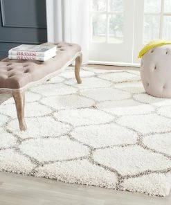 Cheapest ๐ Safavieh Hudson Shag Collection SGH280 Rug, Ivory/Grey, 8' X 10' ๐