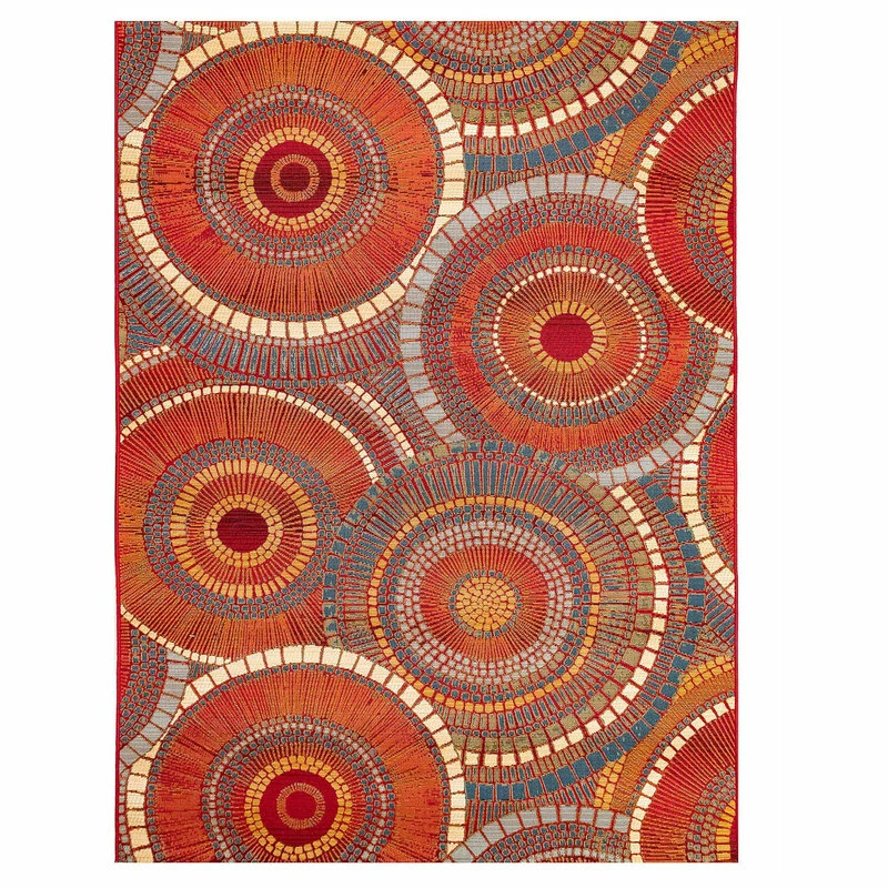 Cheap 💯 Liora Manne Marina Circles Indoor/Outdoor Rug, Saffron, 3'3"x4'11" ⭐ 3 Cheap 💯 Liora Manne Marina Circles Indoor/Outdoor Rug, Saffron, 3'3"x4'11" ⭐ - Image 3