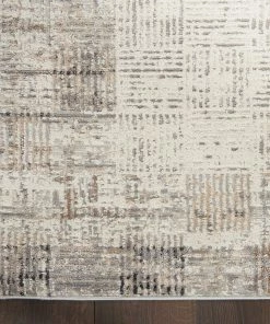 Best deal 🥰 Nourison Elation Modern Abstract Ivory Gray 8'x10' Area Rug 👏 -Cheap Rugs Store f6212e22001871b1 7560 w800 h800 b0 p0