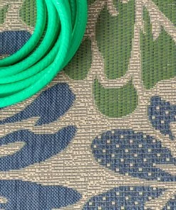 Wholesale 🔥 JONATHAN Y Zinnia Modern Floral Textured Weave Indoor/Outdoor Navy/Green 9'x12' Area Rug 🔥 -Cheap Rugs Store f6310dcd00788f4e 7793 w800 h800 b0 p0