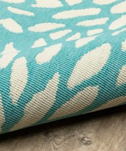 Flash Sale 😍 Newcastle Home Madelina Floral Blue And Ivory Indoor Or Outdoor Area Rug, 6'7"x9'6" 🔔 -Cheap Rugs Store f66122520ef506a8 7489 w800 h800 b0 p0