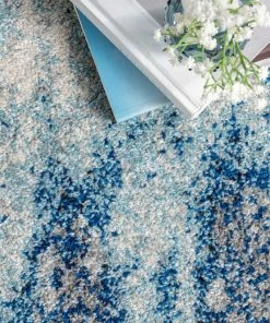 Top 10 ❤️ NuLOOM Abstract Rainfall Area Rug, Blue, 9'x12' 😉 -Cheap Rugs Store f6f1774c0ef63849 9830 w800 h800 b0 p0