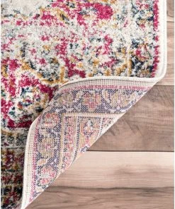 Hot Sale ❤️ NuLOOM Sunny Wildflower Medallion Area Rug, Pink, 5'x7'5" ✨ -Cheap Rugs Store f7512ff60e966057 9852 w800 h800 b0 p0