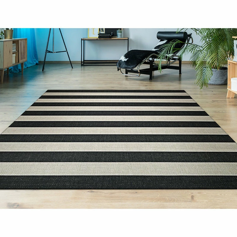 New 😍 Couristan, Inc. Couristan Afuera Yacht Club Indoor/Outdoor Area Rug, Onyx-Ivory, 3'11"x5'7" ⌛ 6 New 😍 Couristan, Inc. Couristan Afuera Yacht Club Indoor/Outdoor Area Rug, Onyx-Ivory, 3'11"x5'7" ⌛ - Image 6