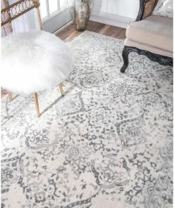 Coupon 🌟 NuLOOM Vintage Odell Traditional Transitional Area Rug, Ivory, 5'3"x7'9" ❤️ -Cheap Rugs Store f831d32a0e965d2b 7128 w800 h800 b0 p0