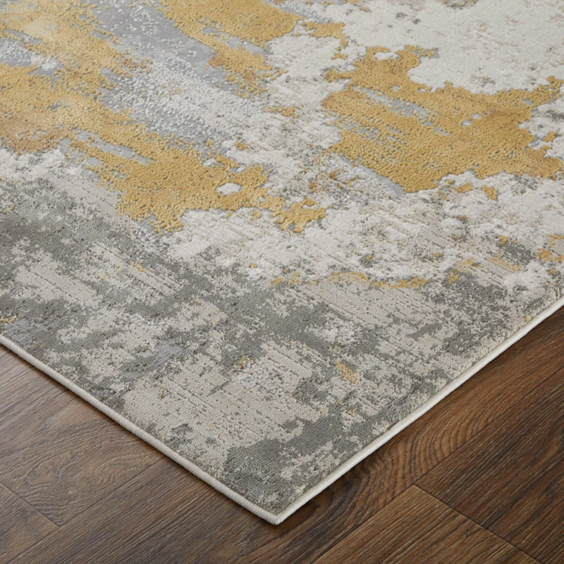 Wholesale ❤️ Feizy Rugs Weave & Wander Vanhorn Contemporary Watercolor Rug, Gold/Birch, 2'-10" X 7'-10" 🌟 10 Wholesale ❤️ Feizy Rugs Weave & Wander Vanhorn Contemporary Watercolor Rug, Gold/Birch, 2'-10" X 7'-10" 🌟 - Image 10
