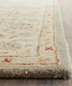 Cheapest 🛒 Safavieh Antiquity Collection AT822 Rug, Grey Blue/Beige, 8'x10' 👏 -Cheap Rugs Store fa01efb30b3e9615 5065 w800 h800 b0 p0