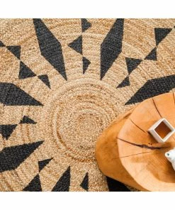 Outlet ❤️ Anji Mountain Jute Round Tribal Line Black Print, 6' Round 😀 7 Outlet ❤️ Anji Mountain Jute Round Tribal Line Black Print, 6' Round 😀 -Cheap Rugs Store fa6162480ae243b8 7516 w800 h800 b0 p0