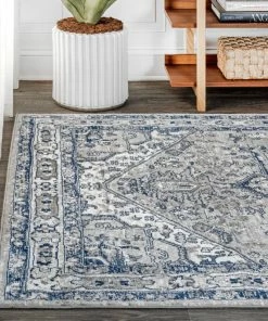 Discount 😉 JONATHAN Y Modern Persian Vintage Medallion Light Grey/Navy 8' X 10' Area Rug ✔️ 12 Discount 😉 JONATHAN Y Modern Persian Vintage Medallion Light Grey/Navy 8' X 10' Area Rug ✔️ -Cheap Rugs Store faf1b0490376ad7c 2430 w800 h800 b0 p0