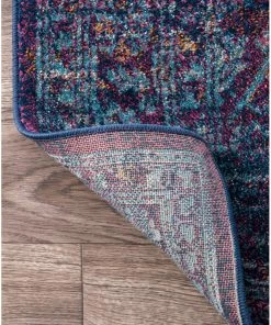 Brand new 🤩 NuLOOM Traditional Vintage Bridget Diamond Medallion Rug, Purple, 9'x12' 🔥 -Cheap Rugs Store fd213f540e965ba2 2399 w800 h800 b0 p0