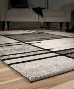 Outlet 🥰 Orian Rugs Orian American Heritage Armada Blocks Area Rug, Gray, 7'10"x10'10" 🎁 -Cheap Rugs Store fef192950c474460 8293 w800 h800 b0 p0