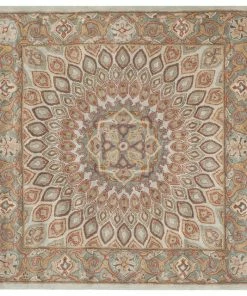 Flash Sale 🔥 Safavieh Heritage Collection HG914 Rug, Blue/Grey, 10' Square 🌟